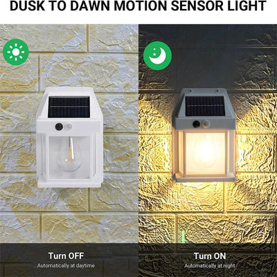 Solar Motion Sensor Lights Outdoor | Waterproof Garden Security Lamps