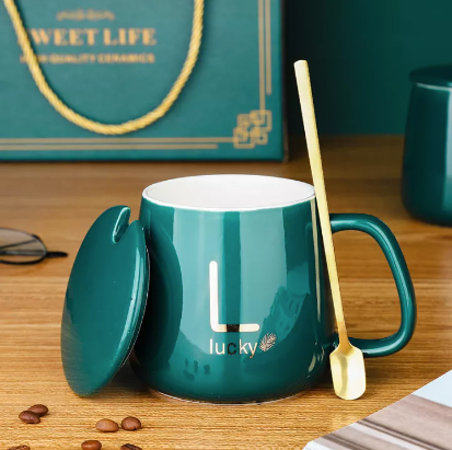 Electric Warmer with Elegant Ceramic Mug