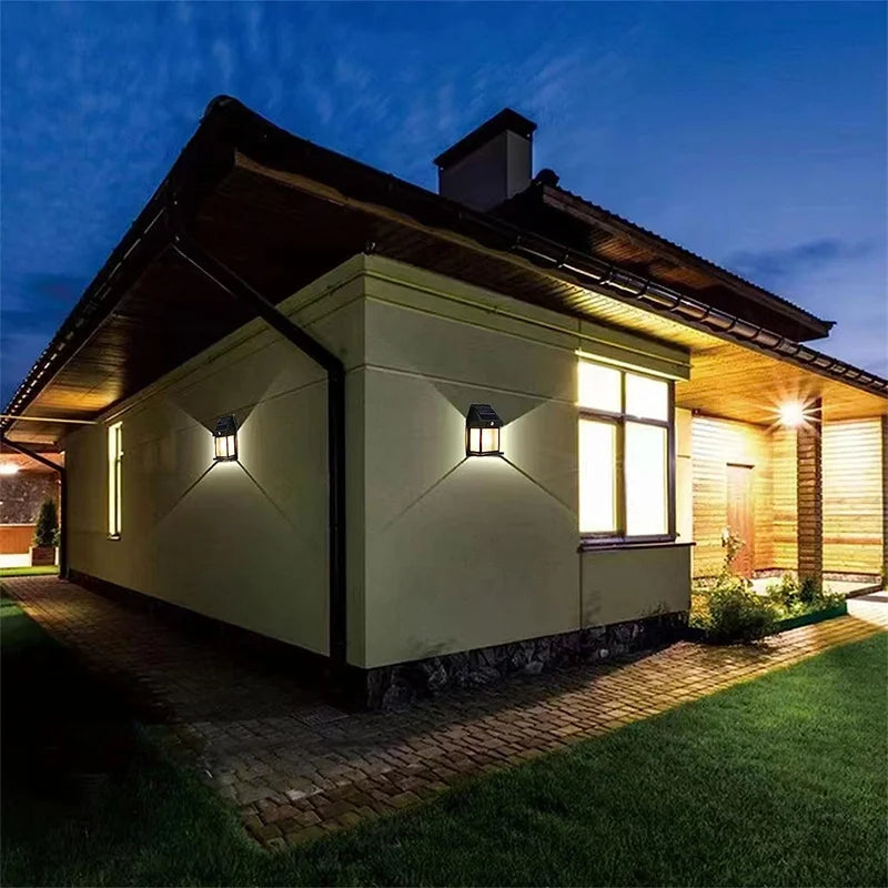 Solar Motion Sensor Lights Outdoor | Waterproof Garden Security Lamps