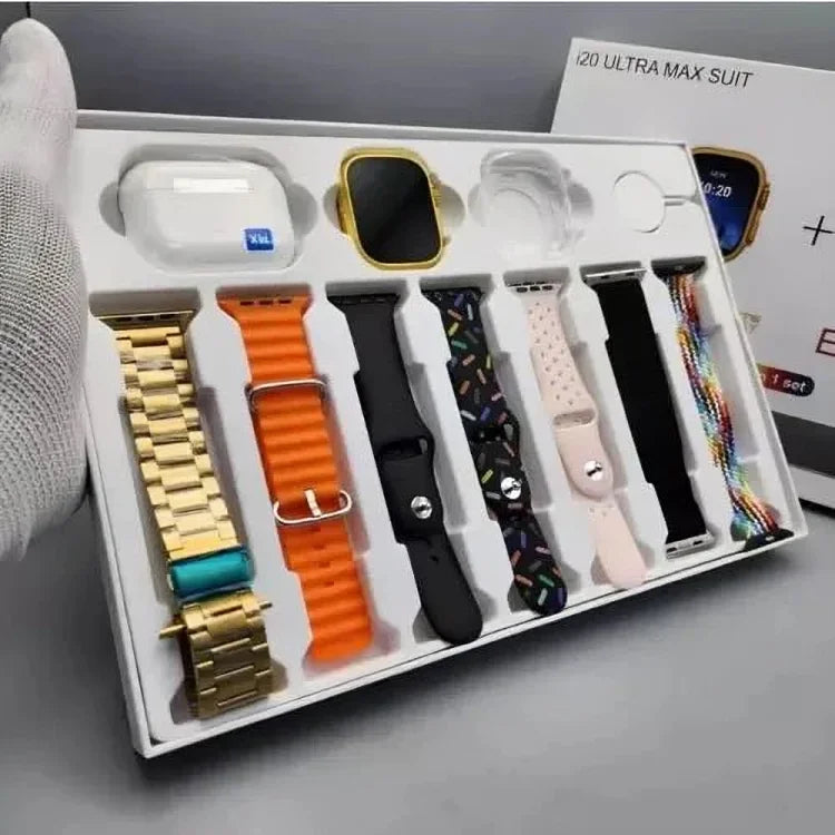 i20 Ultra Smart Watch (COMBO)