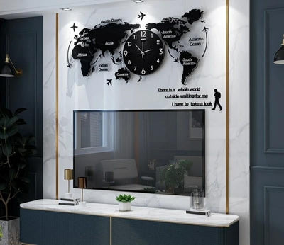 Purely Wooden World Map